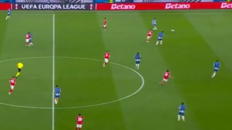 The most unusual goal against, almost from the middle of the field, in the Europa League