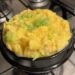 Steamed eggs in stone pot