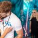 Oksana Pikul and Dominykas Dirkstys, who are engaged and announced their wedding, are in public for the first time Names