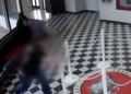 The impressive video of a school principal in the US who neutralized an attacker who was going to carry out a shooting