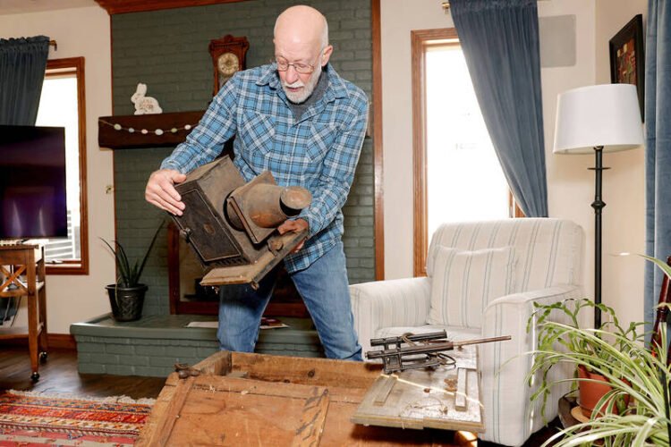 The trunk that held a piece of movie history