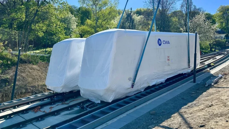 New Carriages for Prague’s Petřín Funicular: Test Operations Begin in May