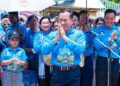‘Leas Hal’ spectacle draws crowds at Kampong Cham Sankranta