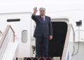 The President flew to Astana for the Regional Environmental Forum