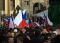 Thousands of students protest against the Babiš government’s media plans