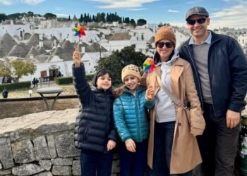 ‘We’re happier and more united’: Why this US couple say moving to Italy has been life-changing for their young family