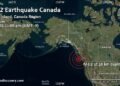Moderate Mag. 4.2 Earthquake – North Pacific Ocean, 171 km West of Hope Island, Regional District of Mount Waddington, British Columbia, Canada, on Wednesday, Apr 15, 2026, at 11:09 pm (GMT -9)