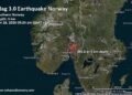 Small magnitude 3.0 earthquake 24 km northeast of Oslo, Norway – NORWAY NEWS – latest news, breaking stories and comment – NORWAY NEWS