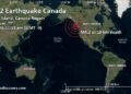 Moderate Mag. 4.2 Earthquake – North Pacific Ocean, 127 km South of Marshall Island, British Columbia, Canada, on Tuesday, Apr 21, 2026, at 11:15 am (GMT -9)