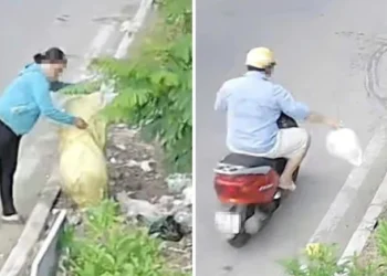 Ho Chi Minh City fines 2 $57 each for illegal dumping after CCTV review