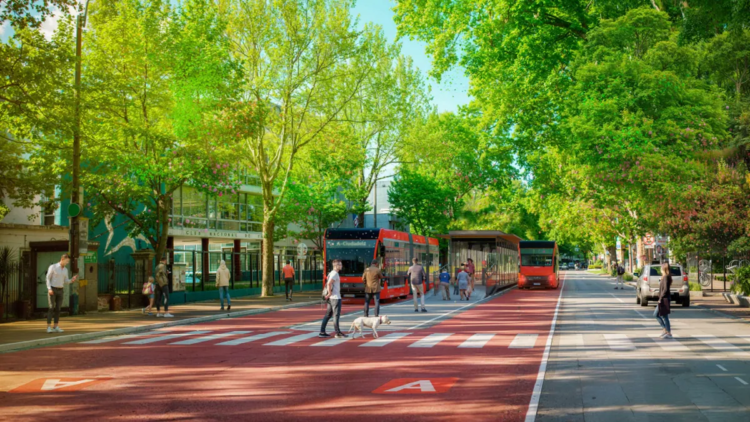 Transportation reform covers one in four users of the system: overpasses, frequency and demand in the two selected corridors