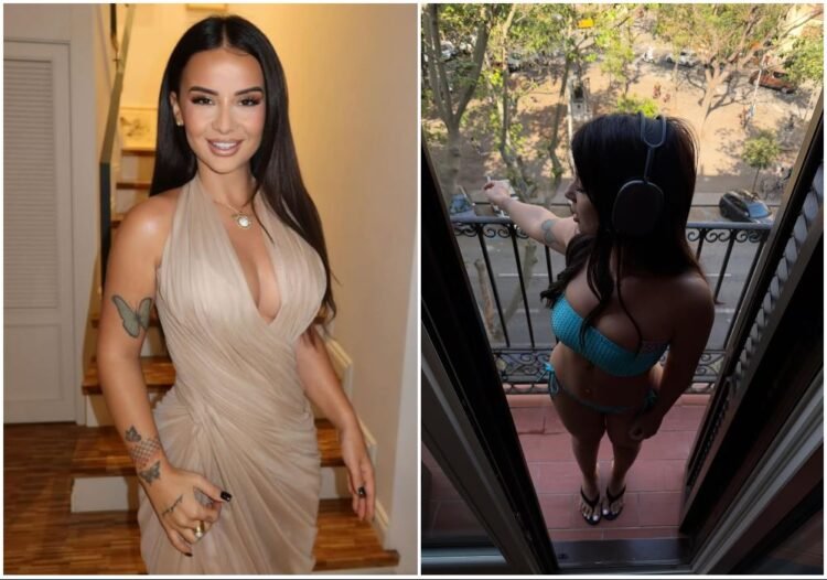 Luxury vacation in Barcelona, ​​Rina Balaj ignites the network: With ‘medicine’ on her chest and provocative poses that get all the attention