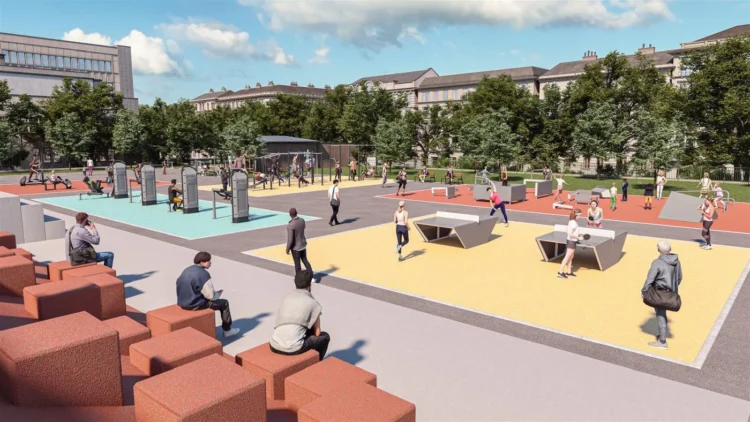 Contractor Selected: Prague 2 to Modernise Sports Complex in Riegrovy sady
