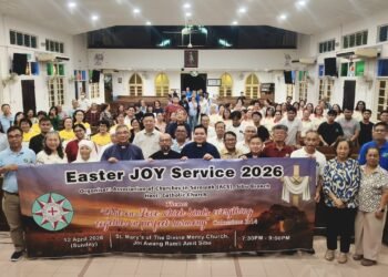 Sibu Christian community congregate for Easter Joy Service