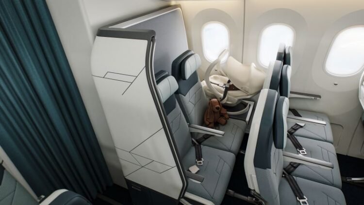 The ‘SkyNook’ airplane seat design turns the last row of economy into a semi-private pod