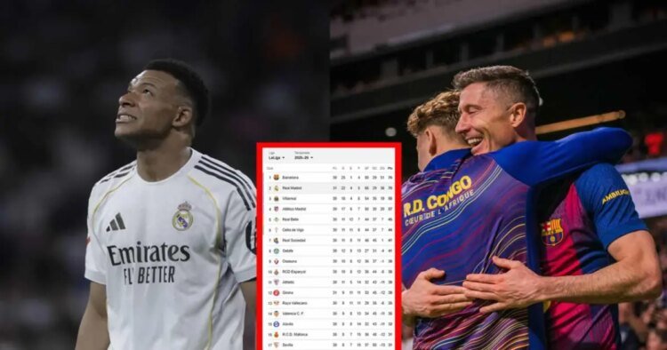 LaLiga standings: Real Madrid stumbles again and Barcelona celebrates