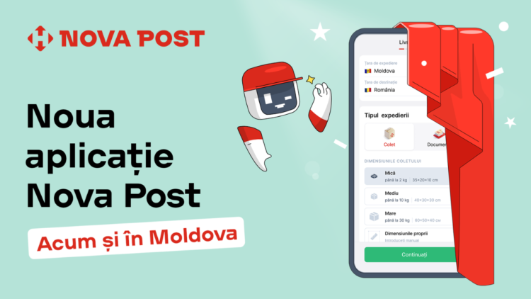 Nova Post in Moldova launches a new mobile application