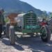 Around 50 vintage tractors rolled onto the Schaan exhibition center
