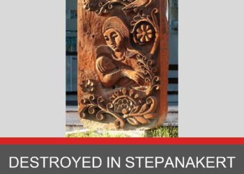 “The Azerbaijani administration destroyed the “Motherhood” sculpture installed near the maternity hospital in Stepanakert”