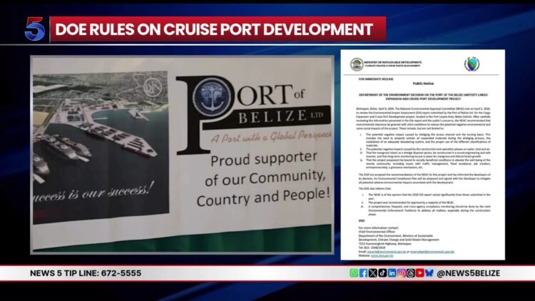 Port of Belize Expansion Approved, But with Heavy Conditions
