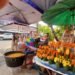 Vibrant Atmosphere for Offerings During Lao New Year