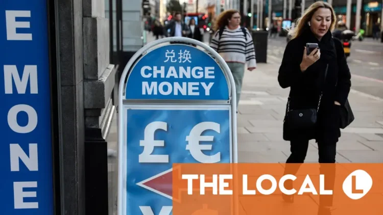How do I convert income into euros for my French tax declaration?