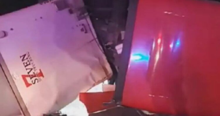 Drunk driver overturns in Quimistan, Santa Bárbara