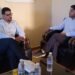 The Dean of Tafariti University receives a doctoral researcher from the University of Jaume 1