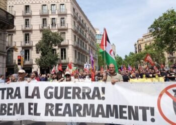 The Sahrawi issue is present in the Labor Day demonstration in Catalonia