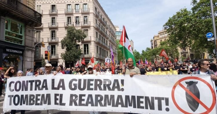 The Sahrawi issue is present in the Labor Day demonstration in Catalonia