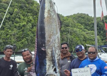 Team Rookie Lands 308.5-Lb Billfish to Win Palau Etpison Cup Derby