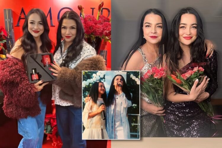 A rare shot of Giulia and Monika Falcon’s past has been published