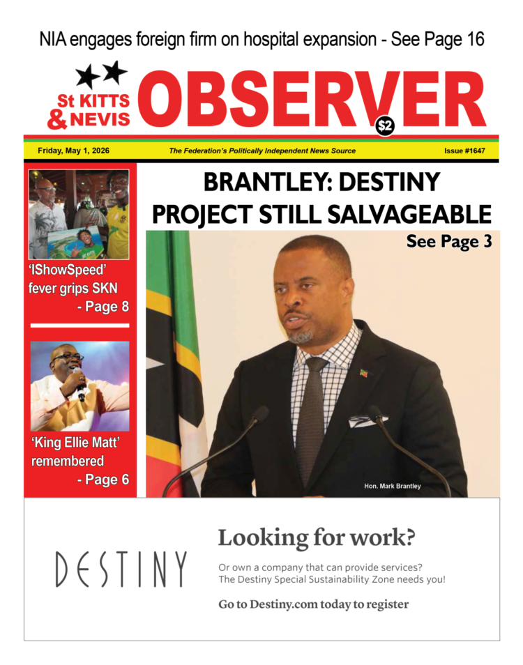 Front Page, 1st May, 2026