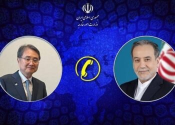 Telephone conversation between the foreign ministers of Iran and South Korea
