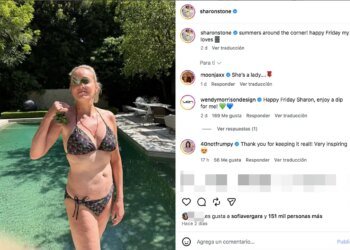 Sharon Stone dazzles with an impressive bikini and Pedroche’s reflection on Mother’s Day, among the images from this Monday