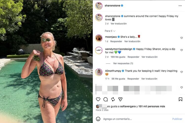 Sharon Stone dazzles with an impressive bikini and Pedroche’s reflection on Mother’s Day, among the images from this Monday