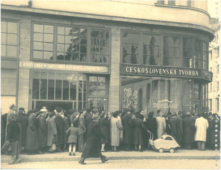 Protest in Sofia against the closing of the Czech Center