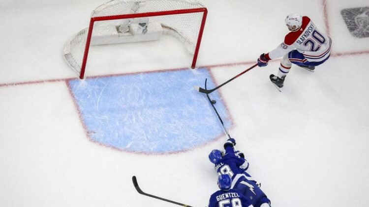 Slafkovský’s goal was ruined by a man who knocked him to the ice with one blow. It didn’t stop Montreal – NHL – Hockey