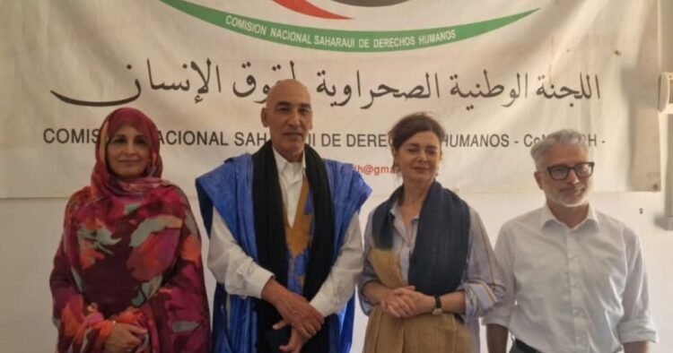 The Sahrawi Human Rights Committee receives the Chairperson of the Human Rights Committee in the Italian Parliament and informs her of the latest developments in the file