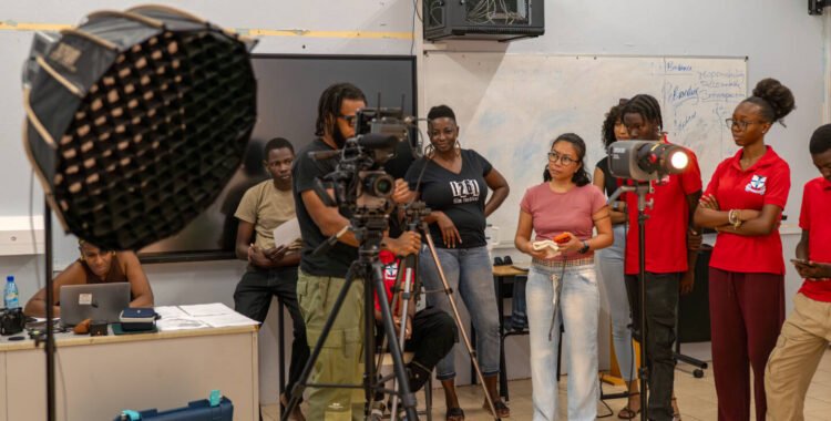 TAMCC students participate in film casting and lighting workshop