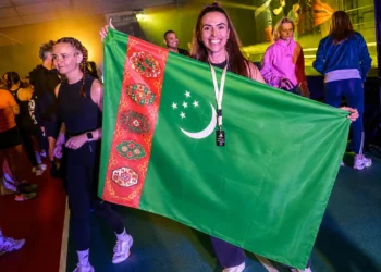 Elena Grigoryants represented Turkmenistan for the third time at the annual Ultimate Global BODYCOMBAT United Event in The Hague