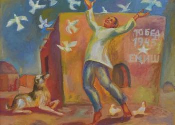 An exhibition of paintings in honor of Victory Day opened in Ashgabat