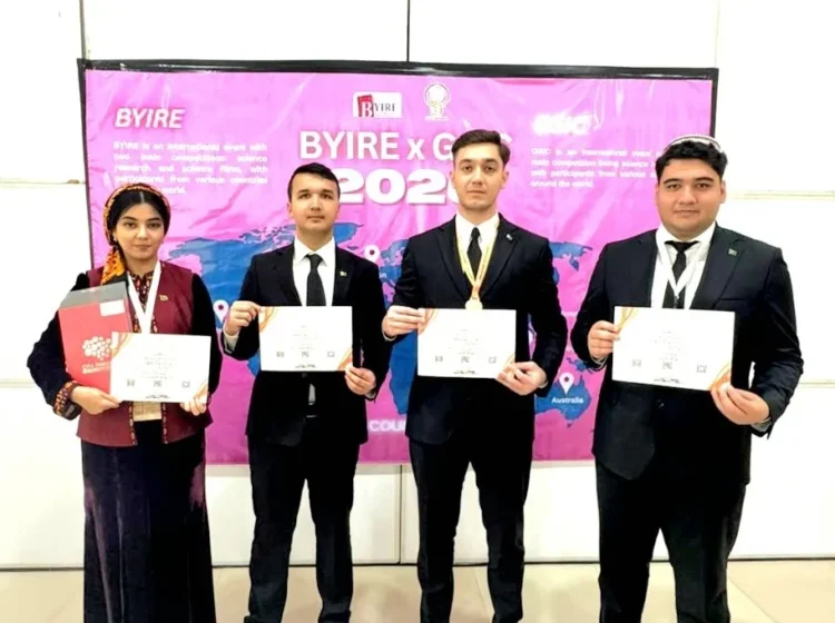 University teams from Turkmenistan won silver at the World Innovation Competition