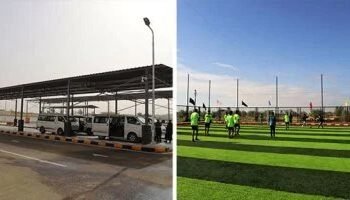 A decent life in North Sinai… Rehabilitation of Al-Joura Road in Sheikh Zuweid… and raising the efficiency of the Youth Center