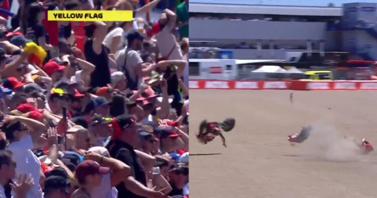 Shock in Spain: Mark Marques again flew off the track (VIDEO)