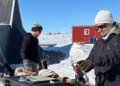 King Frederik has been on a sleigh ride with the Sirius Patrol