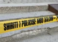 A person with minor injuries after the shooting in Gjakova