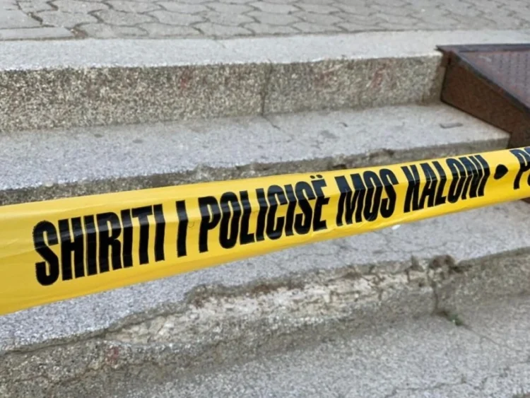 A person with minor injuries after the shooting in Gjakova