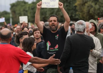 Israel transported the activist from the humanitarian flotilla for questioning