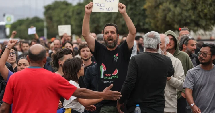 Israel transported the activist from the humanitarian flotilla for questioning